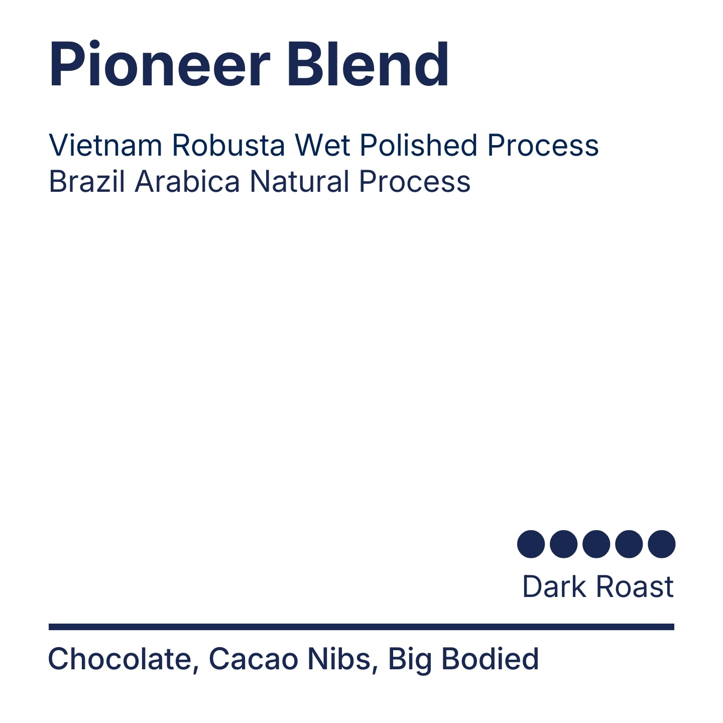Pioneer Blend (Nanyang Kopi)