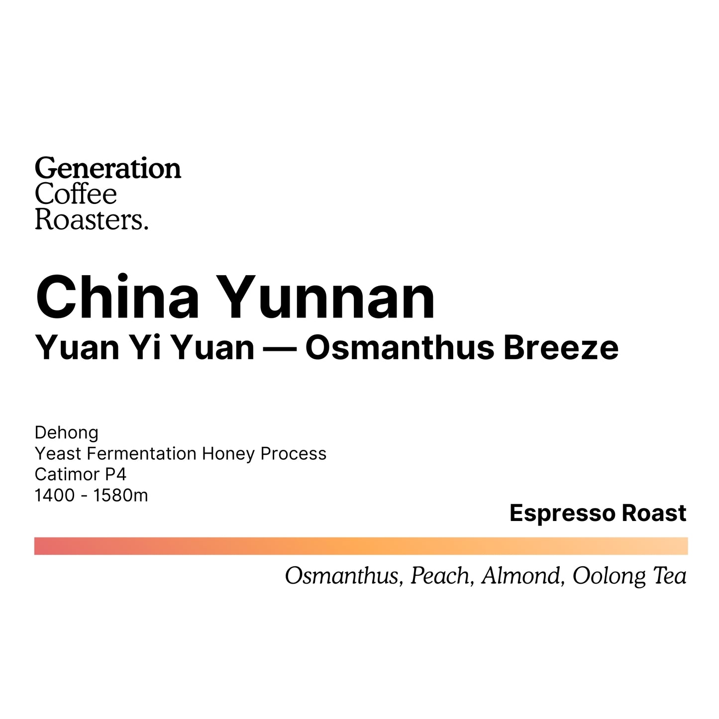China Yunnan Osmanthus Breeze [Premium Series]